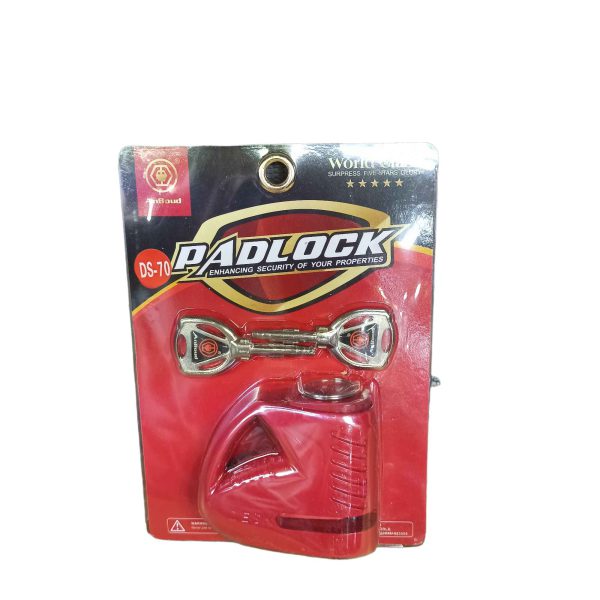 قفل دیسک موتور سیکلت تایوانی RED – padlock